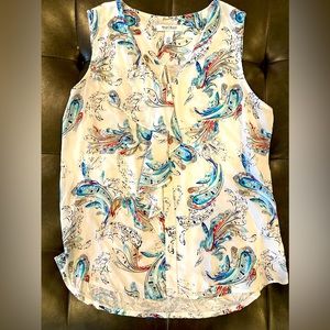 White House black market ruffle tank